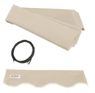 Alexo Fabric Awning Replacement - Ivory - 20' x 10' 