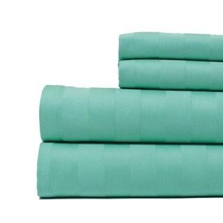 Aspire Linens 6 Piece 500 Thread Count Egyptian Quality Cotton Sheet Set (ASLN10151530278815302783) - White - King
