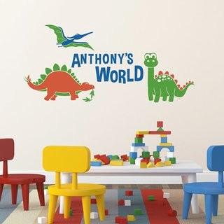 Sissy Little Dino World 4 Piece Wall Decal Set (WOQ1355)