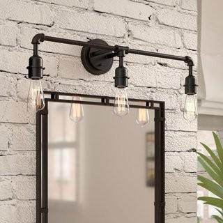 Williston Forge Kash 3-Light Metal Vanity Light (WLFR1955_22248069)