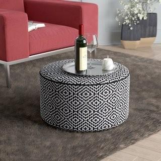 Mercer41 Lamont Pouf Round Ottoman (MCRF4246)