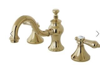 KINGSTON BRASS KC7162BAL 8-INCH WIDESPREAD LAVATORY FAUCET, POLISHED BRASS