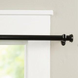 Wayfair Basics Wayfair Basics End Cap Single Curtain Rod & Hardware Set (WFBS1647_18913882_18913883)