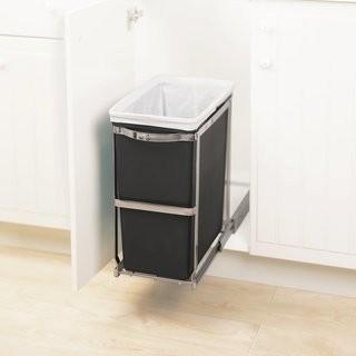 simplehuman Plastic 8 Gallon Pull Out/Under Counter Trash Can (SHN1022)