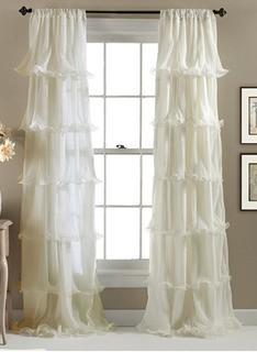 Lush - Nerina 54" x 84" panel - White - 4 pcs