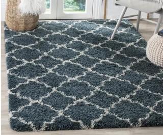 Unique Loom - Florence Collection - G077A-LRY21 - Blue/Red - 3' x5'