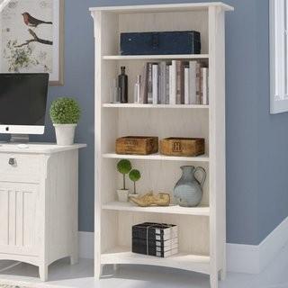 Lark Manor Ottman Standard Bookcase (LRKM2027_26609620) - Antique White
