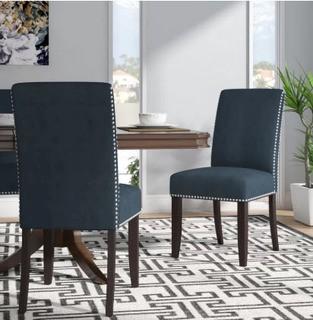 Willa Arlo Interiors Brucedale Parsons Chair (WRLO6149_22797425) - Navy - set of 2