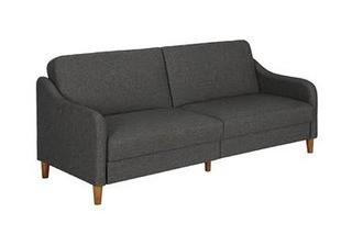DHP 2148429 Linen Jasper Coil Futon, Grey