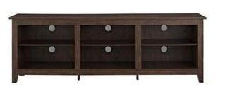 Walker Edison 70" Wood Media TV Stand Storage Console - W70CSPTB