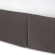 SMOOTHWEAVE(TM) 14-INCH TAILORED FULL BED SKIRT IN GREY