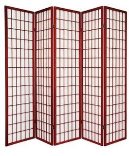 World Menagerie 70 x 85 Tejas Shoji 5 Panel Room Divider (WDMG1649_16242893)
