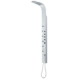 VIGO Brielle Rain Waterfall Shower Panel with Jets and Hand Shower Diverter/Dual Function (VGU1173)