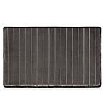 MICRODRY(R) ULTIMATE LUXURY SOFTLUX™ 17-INCH X 24-INCH MEMORY FOAM BATH MAT IN CHARCOAL