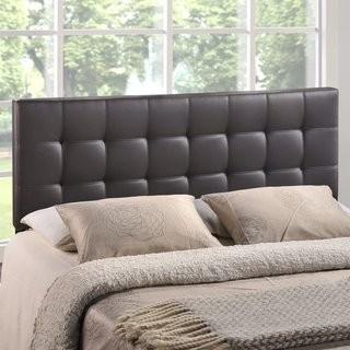 Zipcode Design Francis Upholstered Panel Headboard (ZIPC3522_17859396_17859394) - Full - Brown