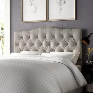 Three Posts Cleveland Upholstered Panel Headboard (THRE1904-1494059815215721) - King - Grey