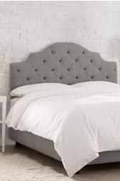 Skyline Furniture Emmie Upholstered Panel Headboard - Gray