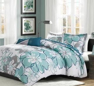 Zipcode Design Aleena Comforter Set (ZPCD5433_24113596_24113597) - Blue - Queen
