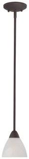 Andover Mills Sheldrake 1-Light Mini Pendant (ANDO7658_21223790) - Bronze