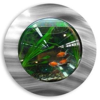 Tucker Murphy Pet Ivan 1 Gallon Fish Bubble Deluxe Wall Mounted Aquarium Tank (TKMP2145)
