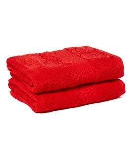 Winston Porter Peabody Bath Towel Set (WNPR7785_23844002) - Red