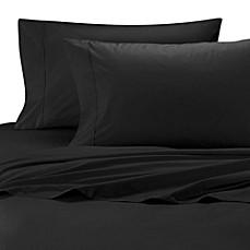 WAMSUTTA(R) COOL TOUCH PERCALE COTTON FULL XL FITTED SHEET IN BLACK