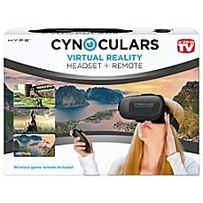 CYNOCULARS VIRTUAL REALITY HEADSET AND REMOTE