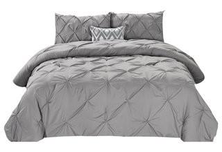 Red Barrel Studio Fulham Comforter Set (RDBA8003_28094574_27256582) - Queen - Grey 