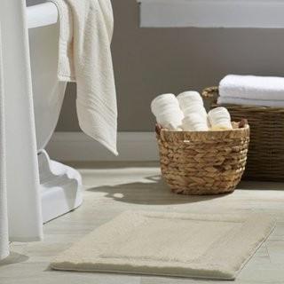 The Twillery Co. Clarke Bath Rug (CHMB1010_18000717_18000714) - Cream 