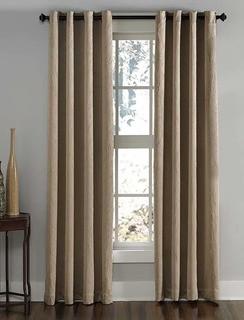 Curtainworks Solid Room Darkening Grommet Single Curtain Panel (CRTW1010_17808985_17808987) - Set of 2 - 50" x 144" 