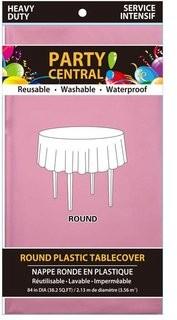 The Holiday Aisle Reusable Waterproof Round Tablecloth (THLY1718_25029837) - Lot 10 pcs - White 