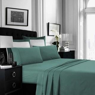 Andover Mills Duke Extra Deep Pocket Pleated Sheet Set (ANDO7971_21353011_21353032) - Twin - Blue