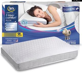 Serta 3 Layer Gel Memeory Foam Comfort Pillow