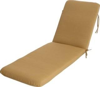 Red Barrel Studio Mindi Outdoor Sunbrella Chaise Lounge Cushion (RDBT5771_24010333) - Beige