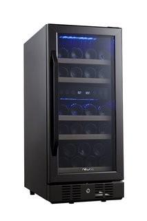 NewAir 29 Bottle Dual Zone Built-In Wine Cooler (NEWA1093_24518115) - Black Stainless Steel