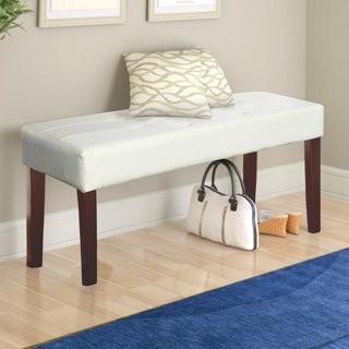 CorLiving Fresno Upholstered Bench (CLIV1116_13649381) - White