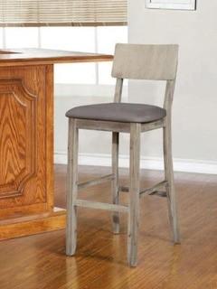 Linon Home D?cor - Grey Wash counter Stool - 033212AGRY01ASU