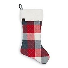 UGG BUFFALO PLAID STOCKING IN RED                                                                   