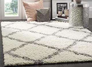 Safavieh - Dallas Shag - SGD257F-3 - Ivory Grey - 3' x 5' 