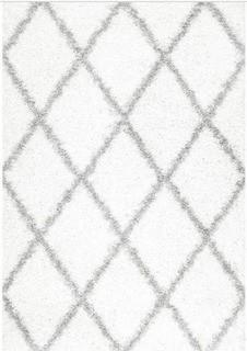 NU Loom - Easy Shag - OZEZ04A - 5'3" x 7'6" - White 