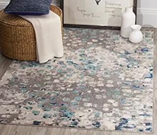 Safavieh Monaco - MNC225E-4 - Grey / Lt. Blue - 4' x 5'7" 