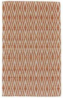 Brayden Studio Hallock Hand-Loomed Orange Area Rug 4' x 6'(BYST4449_23075591)