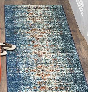 Safavieh Monaco - MNC208J-75Q - Blue/Multi - 6'7" Square 