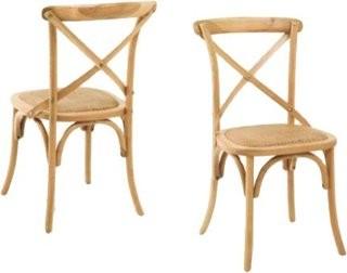 Longshore Tides Sandoval Solid Wood Dining Chair (LNTS1470) - Set of 2