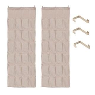 Rebrilliant 12 Pair Overdoor Shoe Organizer (ZBBZ1065_27086556) - 2 sets 