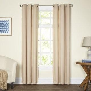 No. 918 Millennial Montego Solid Semi-Sheer Grommet Single Curtain Panel (LCTN1152_27340963_27373613) - White - 48" x 63" - 2 Panels