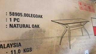 Natural Oak Color Table - 58905.00LEGOAK