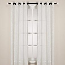 ALTON SOLID GROMMET 84-INCH WINDOW CURTAIN PANEL IN WHITE