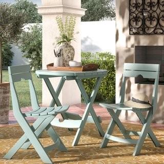 Andover Mills Quebec 3 Piece Bistro Set (ANDO2583-16393659) - Sage