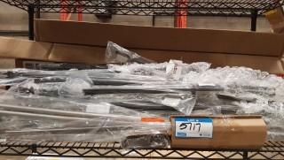 Lot - Shelf Asst'd Curtain Rods - various Sizes
